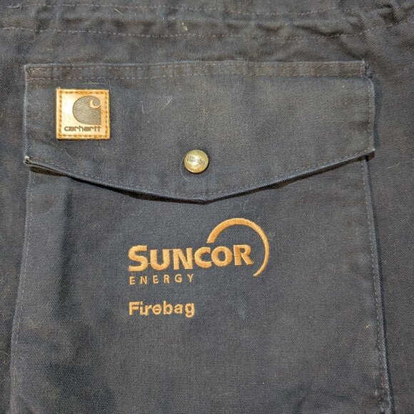 Carhartt Navy Blue Chore Coat Blanket Lined Size XL - Picture 2 of 13